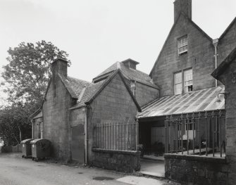 View of rear from NW