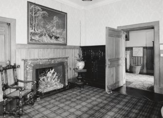 View of entrance hall from N