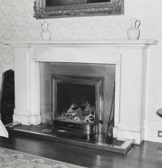 Ground floor, sitting room, fireplace, detail