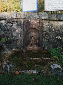 View of 1872 drinking fountain and trough