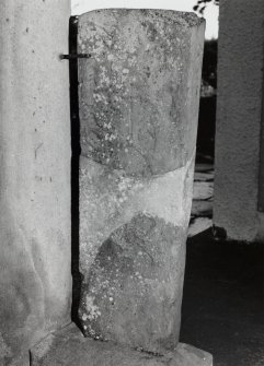 Detail of sculptured stone in loggia