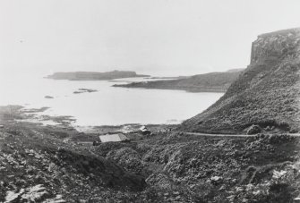 Copy of a historic photographic view of Kildonnan Mill, taken from the north west/