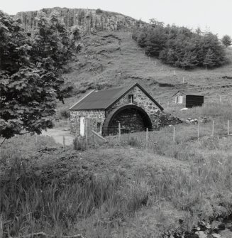 Eigg, Kildonnan Mill. View from SE.