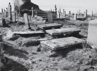 General view of tombstones
