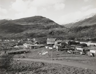 North end of works from south, including carbon plant and offices, and part of the town.