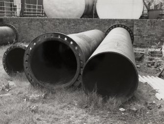 Spare section of lap-jointed steel pipe for pipeline