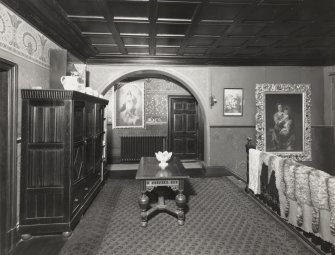 Kinlochmoidart House. Second floor, staircase hall, view from south