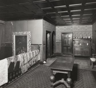 Kinlochmoidart House. Second floor, staircase hall, view from north