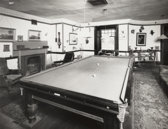 Kinlochmoidart House. Billiards room, view from north.