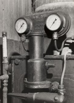 Kinlochmoidart House. East store annexe, detail of compressor unit
