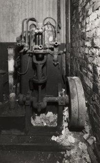 Kinlochmoidart House. East store annexe, detail of compressor unit