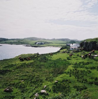 Muck, Gallanach. Farmstead and cottage. View from NNW.