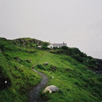 Muck, Gallanach. Cottage. View from SE.