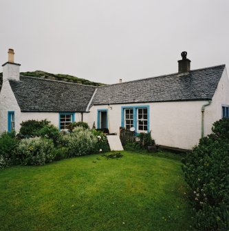 Muck, Gallanach. Cottage. View from ESE.