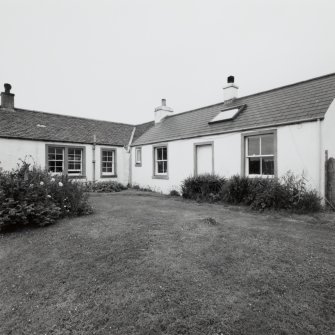 Muck, Gallanach. Cottage. View from NE.