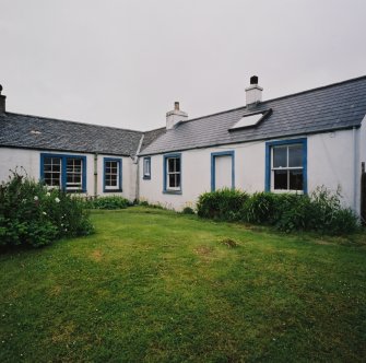 Muck, Gallanach. Cottage. View from NE.