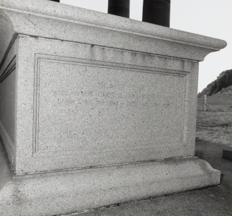 Detail of Lady Monica Bullough's tomb