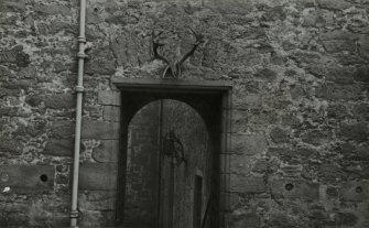 Cawdor Castle. Door into North court from outer court