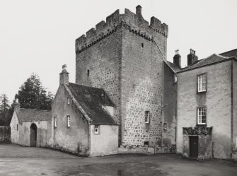 Tower house, view from West