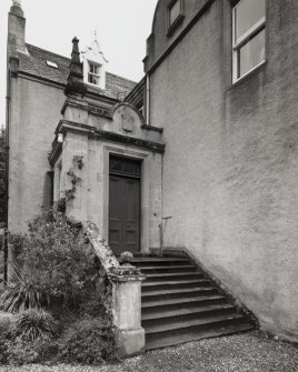 Detail of porch and steps