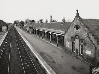 North platform building, view from East South East