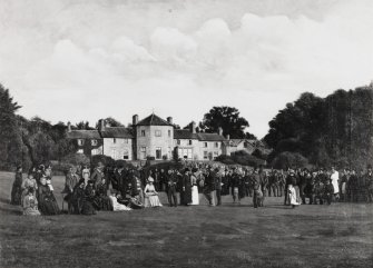 Copy of painting of Queen Victoria at Coul House in 1888