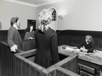 Interior-view of First Floor Courtroom from North