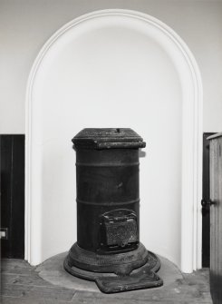 The Courthouse, Church Street.
Interior-detail of stove and niche in First Floor Courtroom.