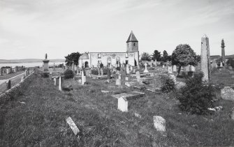View of Gaelic Chapel and Cemetery from South West