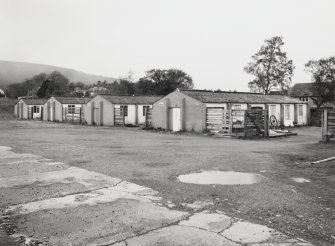 Evanton Airfield married quarters. View from SW of W.A.A.F.accomodation huts.