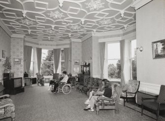 First floor, drawing room, view from S