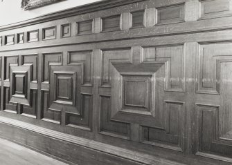 First floor, dining room, dado, panelling, detail