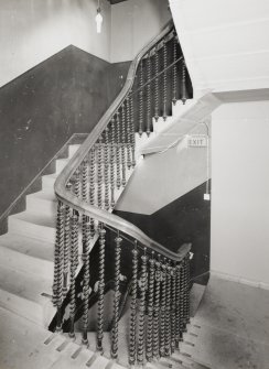 View of back stair