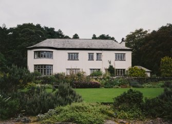 View from S showing garden front and terraces