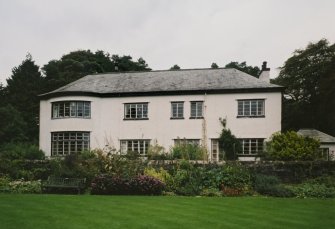 View from S  showing garden front