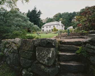 View from terraces to S