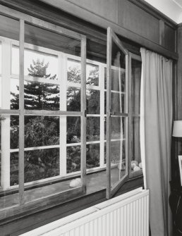 Interior. Lounge Hall detail of secondary glazing