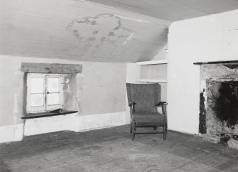 Southwest cottage, first floor, view of bedroom