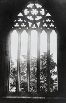 Detail of gable window.