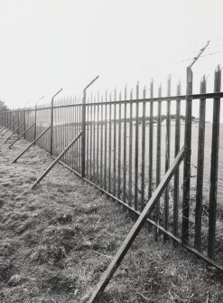 View of perimeter fence