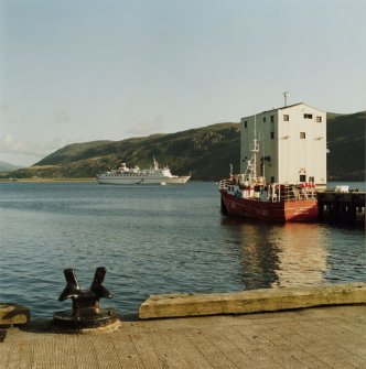 View of pier with "The Odessa" and "The Isabella"