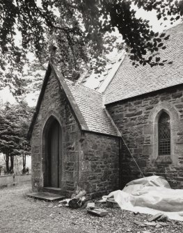 Stromeferry, Church of Scotland.
General view of entrance porch.