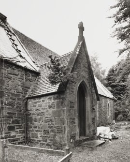 Stromeferry, Church of Scotland.
General view of entrance porch.