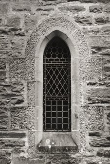 Stromeferry, Church of Scotland.
General view of lancet window on West elevation.