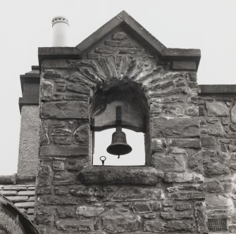Eilean Donan Castle.
Detail of bell-cote.