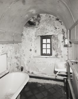 Eilean Donan Castle, interior.
Second floor, bathroom, view from South.