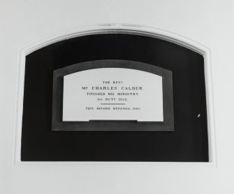 Interior. Rev C Calder Memorial. Detail.