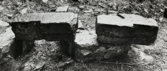 Bernera Barracks.
Detail of collapsed responds from main entrance gateway.