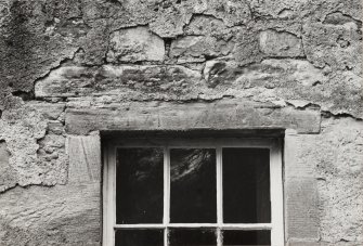 Detail of inscribed lintel in North West rear wing