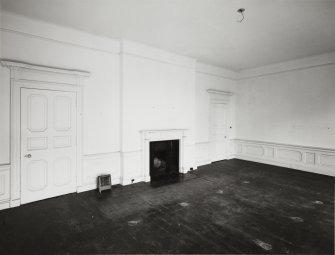 Interior-general view of former Billiard Room on First Floor from East